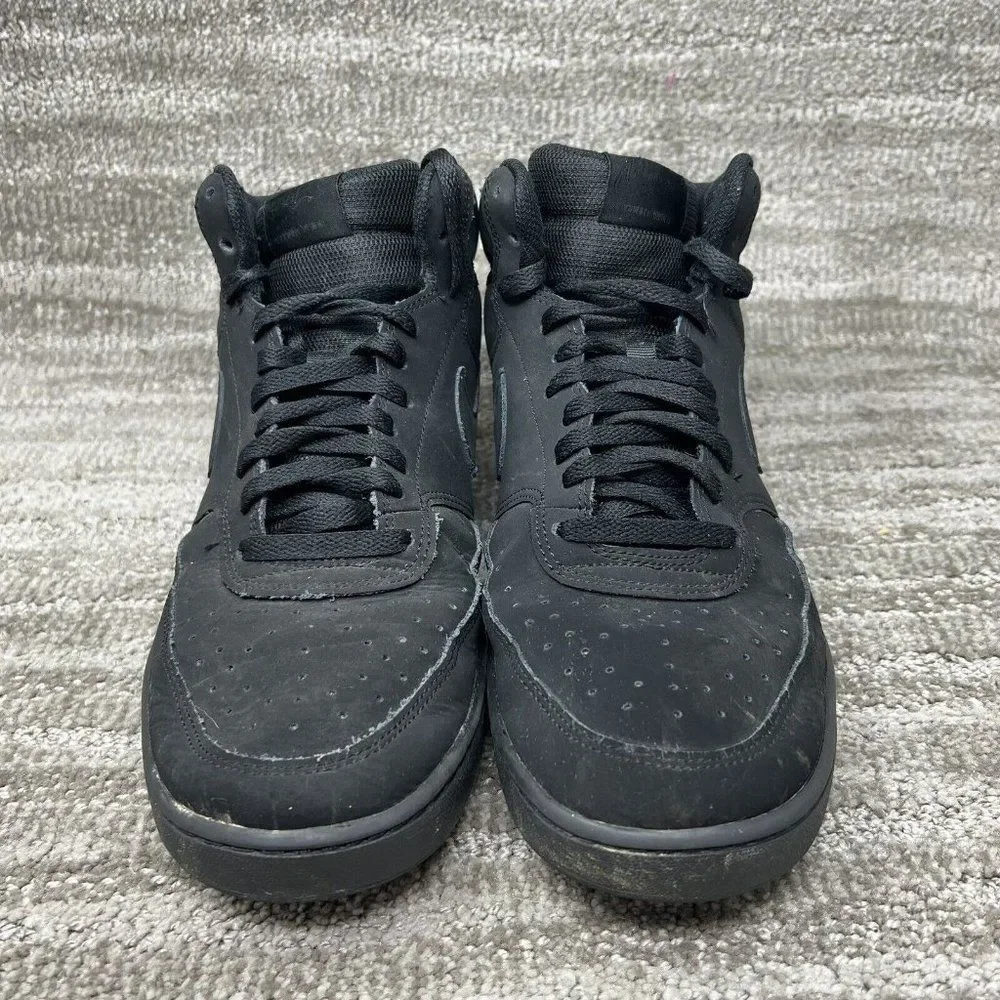 Nike Mens Triple Black Court Vision CU6620-001 Basketball Shoes Size US 11.5